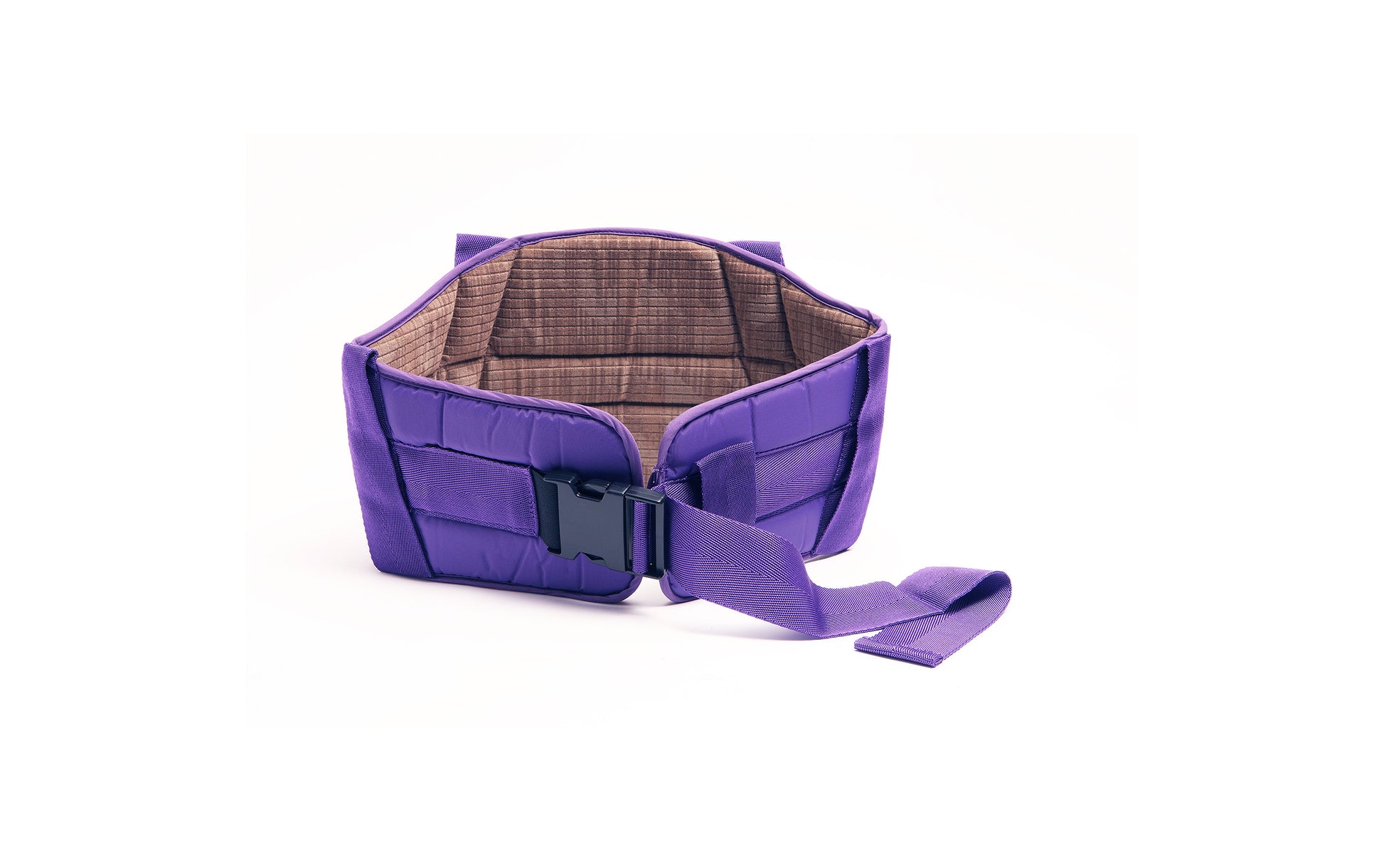 Purple Velcro Fabric Belt